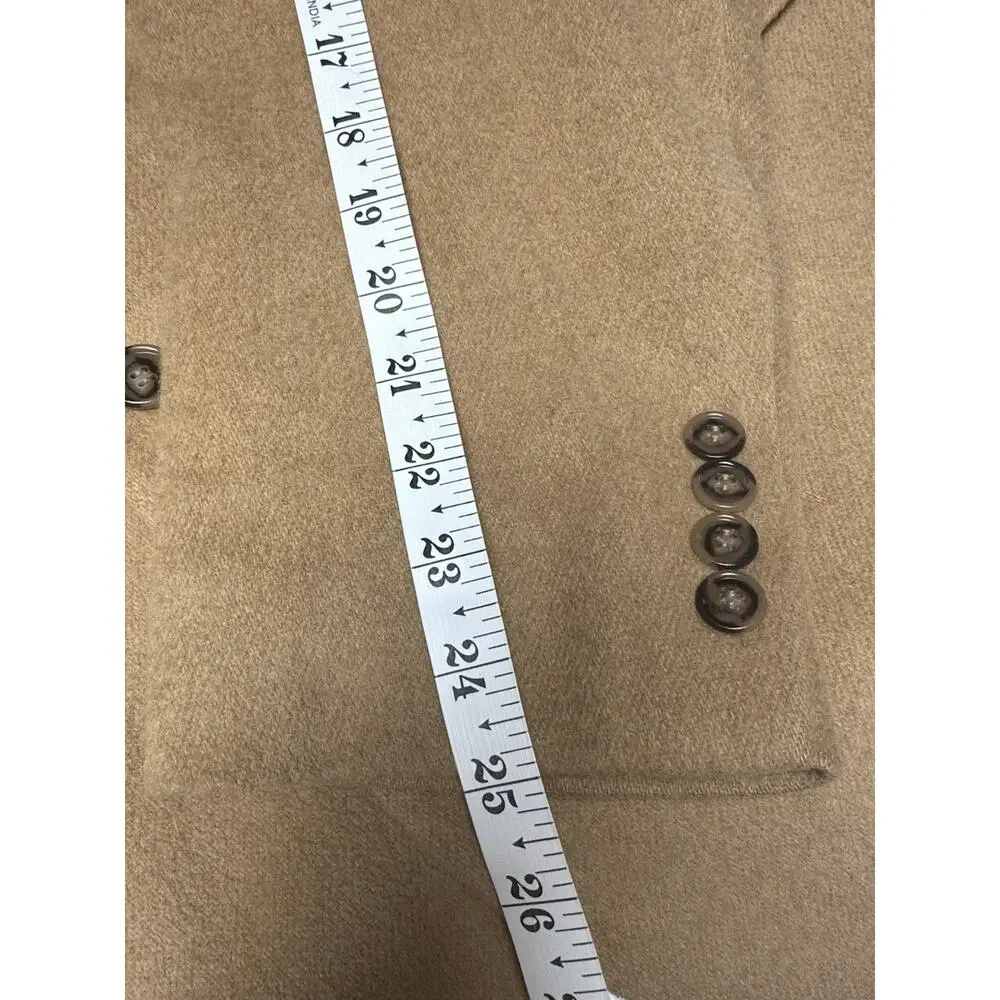 Camel‎ Hair Sport Coat Blazer Men’s 44R Tan Club Room Charter Club